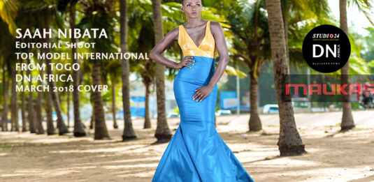 AFRICAN FASHION STYLE MAGAZINE - DNAFRICA-Cover-March-2018-Mag-Number-43-SAAH-NIBATA-Top-Model-from-TOGO Editorial Shoot - Designer MAUKAS - Media Partner DN MAG, DN AFRICA -STUDIO 24 NIGERIA - STUDIO 24 INTERNATIONAL