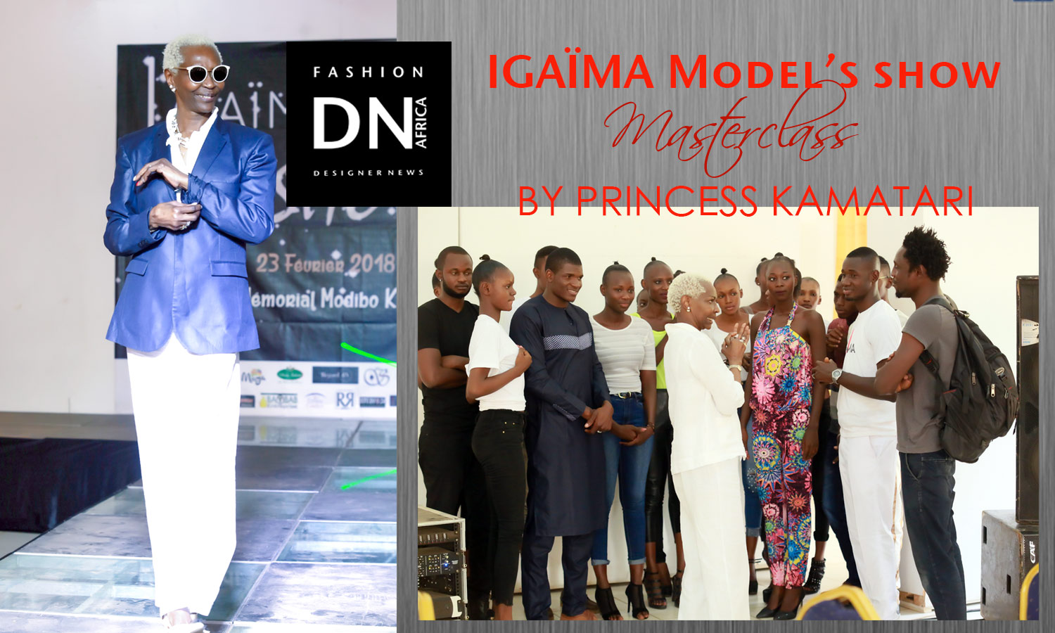 AFRICAN-FASHION-STYLE-MAGAZINE-IGAIMA-MODEL'S-SHOW MASTER CLASS-FADI-MAIGA-INDIRA-yanni-domingo-Princess Esther Kamatari -dn-africa-studio-24-nigeria