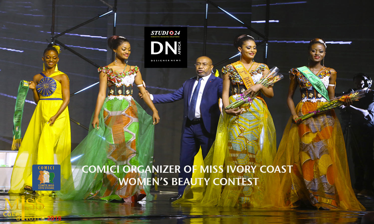 AFRICAN FASHION STYLE MAGAZINE -MISS IVORY COAST 2018 - MISS MARIE-DANIELLE SUY FATEM - COMICI VICTOR YAPOBI - DN AFRICA - STUDIO 24 NIGERIA