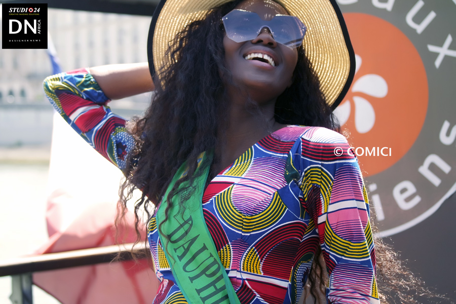 AFRICAN FASHION STYLE MAGAZINE - MISS IVORY COAST 2018 4th Runner Up  – Miss Kouablan Assaydiya – CHEVEUX CHERIE Hairstyle and Make Up Partner by Marieme DIOP, Official Media Partner DN AFRICA  and  STUDIO 24 NIGERIA, Event  Organized by Victor YAPOBI – President of COMICI Miss Ivory Coast