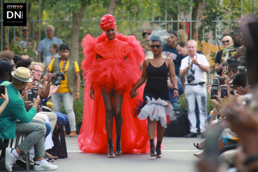 AFRICAN FASHION STYLE MAGAZINE - FASHION WEEK 2018 MURIELLE KABILE - HAIR Couture - COLLECTION FUSION - JARDIN PRIVE CANAL PLUS - Media Partner DN MAG, DN AFRICA -STUDIO 24 NIGERIA  -Model Mariame Sakanoko - Sheila Shanel