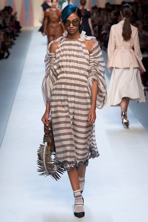 AFRICAN FASHION STYLE MAGAZINE - AIDEN CURTISS at Fendi Spring 2018 Ready-to-Wear Fashion Show -DN MAG, DN AFRICA -STUDIO 24 NIGERIA - STUDIO 24 INTERNATIONAL