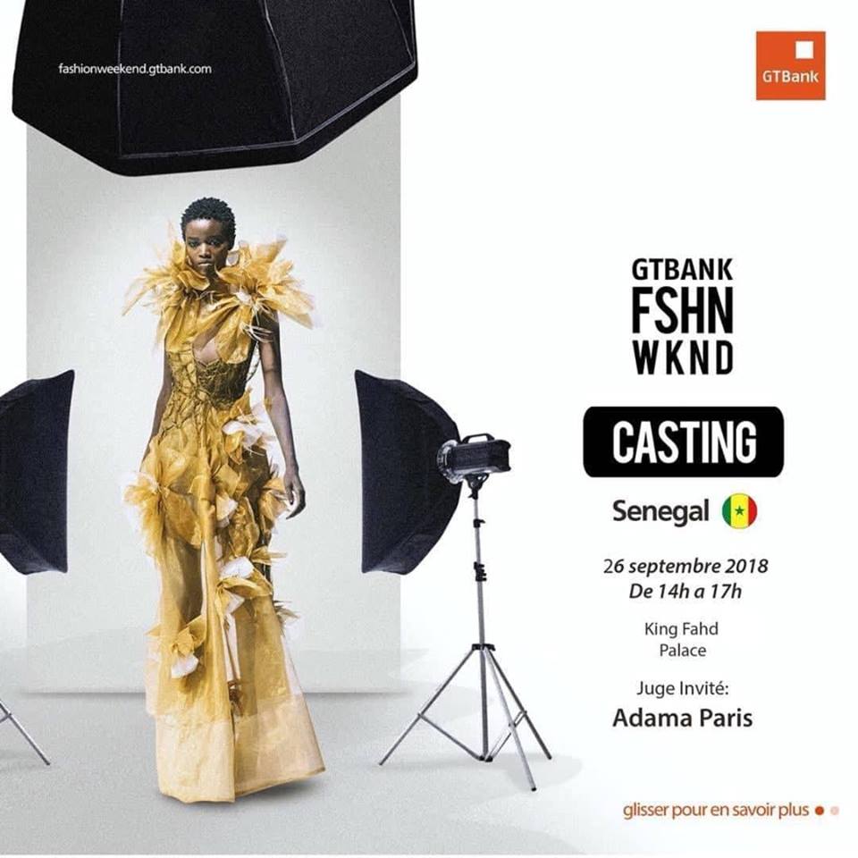 AFRICAN FASHION STYLE MAGAZINE - GTBank-Fashion-Weekend-Season-III - SENEGAL Casting-Call-Models - Media Partner DN MAG, DN AFRICA -STUDIO 24 NIGERIA - STUDIO 24 INTERNATIONAL