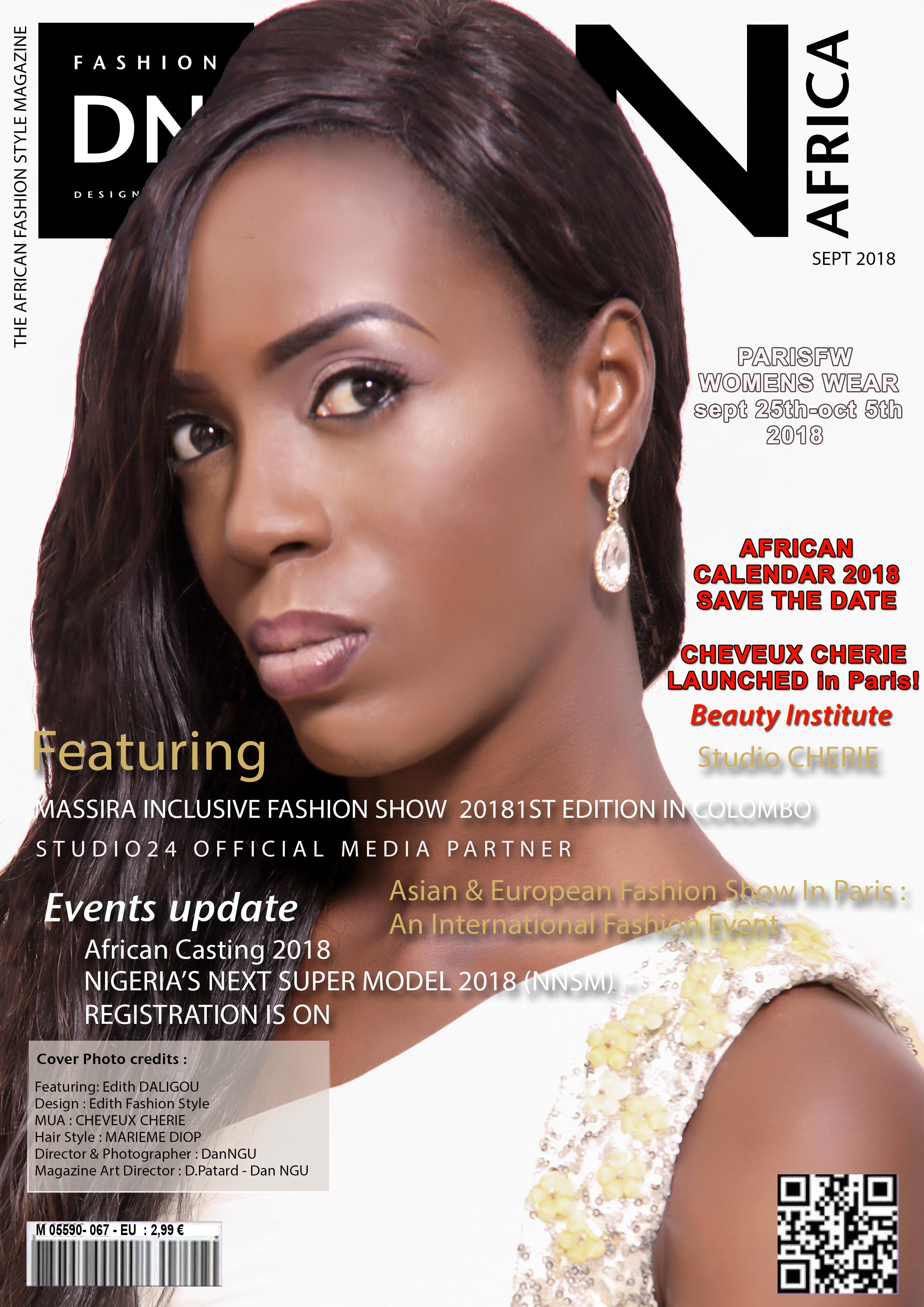 AFRICAN FASHION STYLE MAGAZINE – Edith Daligou – DN AFRICA EDITORIALIST FROM ABIDJAN - IVORY COAST September 2018 -Media Partner DN MAG, DN AFRICA -STUDIO 24 NIGERIA - STUDIO 24 INTERNATIONAL