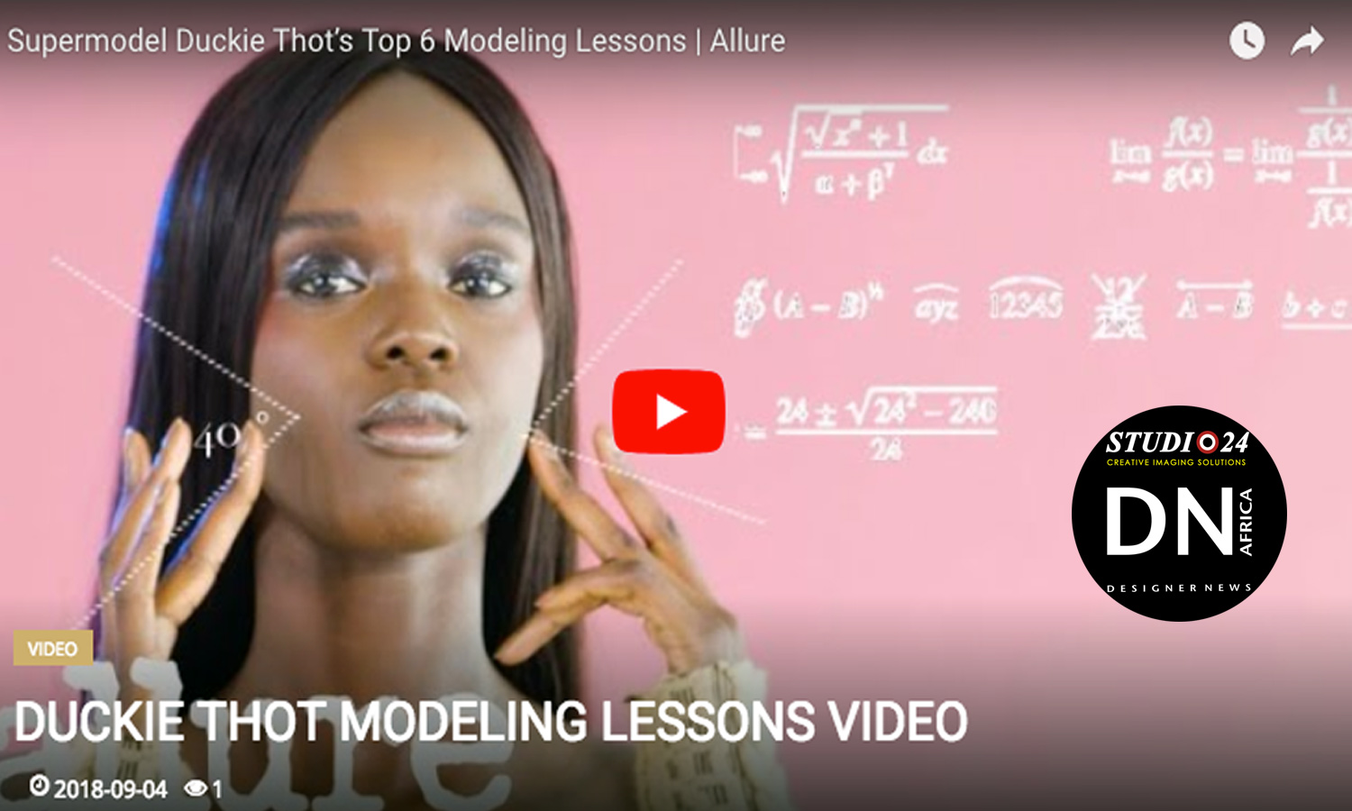 AFRICAN FASHION STYLE MAGAZINE - Supermodel-Duckie-Thot’s-Top-6-Modeling-Lessons-Allure - Media Partner DN MAG, DN AFRICA -STUDIO 24 NIGERIA - STUDIO 24 INTERNATIONAL