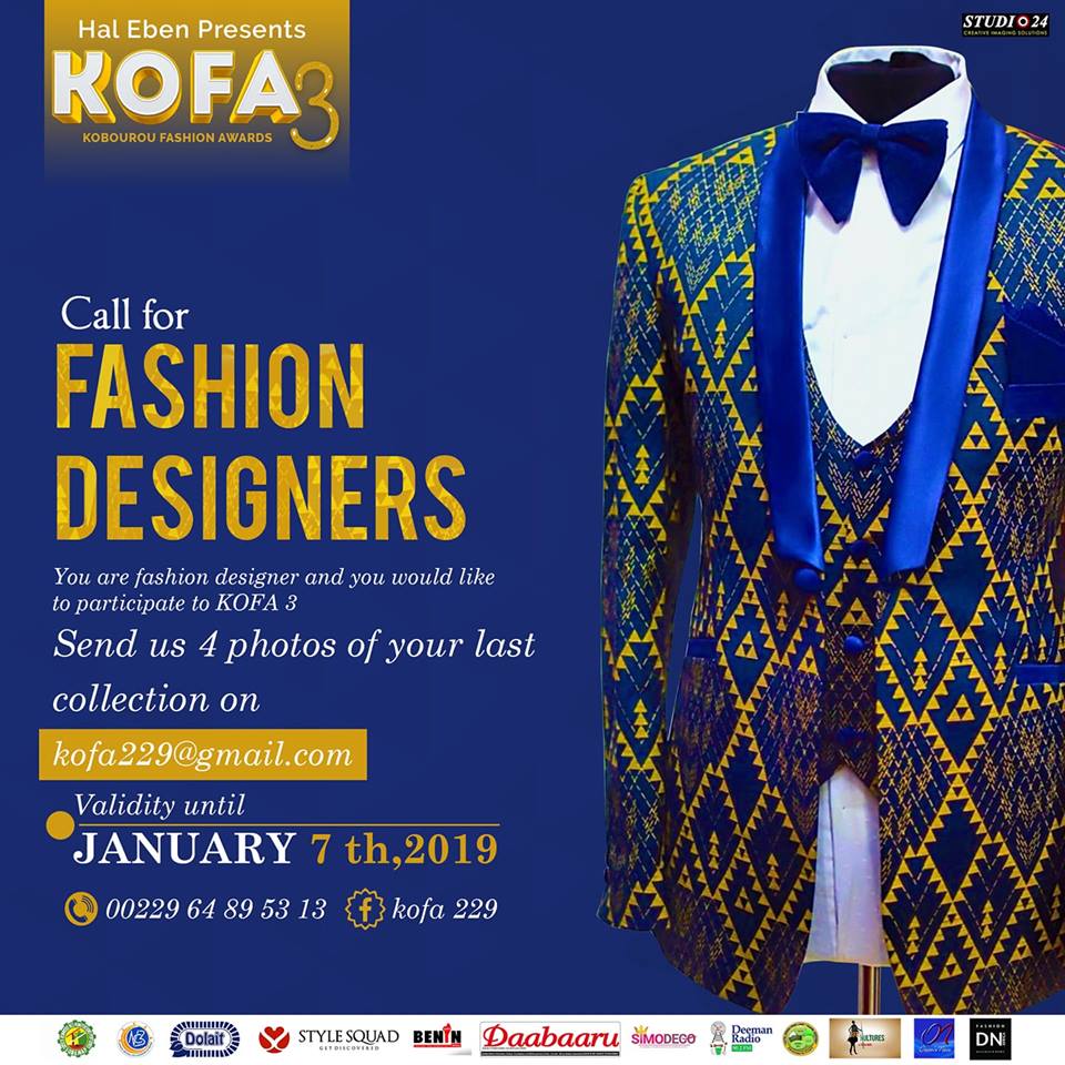 Kobourou Fashion Awards KOFA SEASON 3 ORGANIZER HAL EBENE LOCATION PARAKOU BENIN