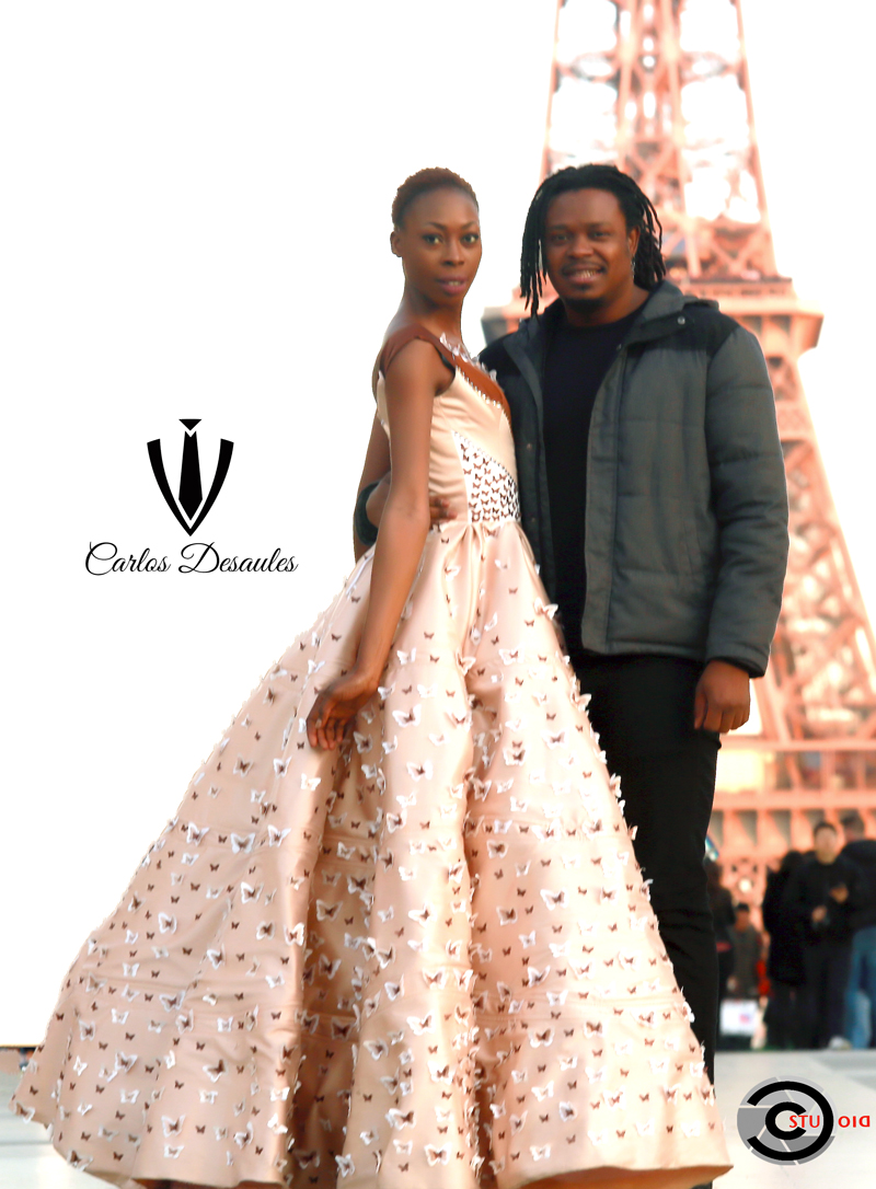 AFRICAN FASHION STYLE MAGAZINE -  Designer Carlos DESAULES - Collection Capsule 2019 - Model Emmanuela Galoppe -  Official Media Partner DN AFRICA - STUDIO 24 NIGERIA - STUDIO 24 INTERNATIONAL - Ifeanyi Christopher Oputa MD AND CEO OF COLVI LIMITED AND STUDIO 24 - CHEVEUX CHERIE and Cheveux Cherie studio STUDIO BY MARIEME DUBOZ- Fashion Editor Edith DALIGOU