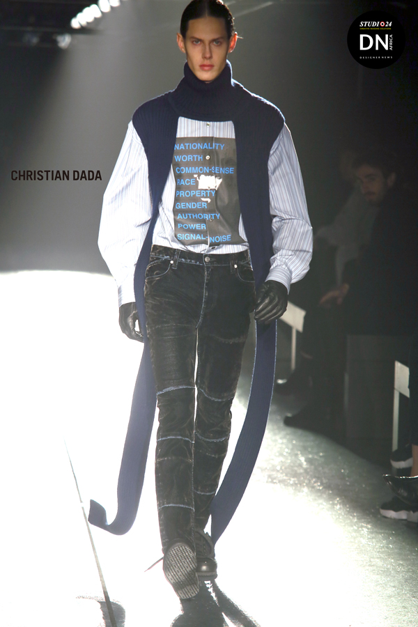 AFRICAN FASHION STYLE MAGAZINE - Christian-Dada-FW-19-20-Paris-Menswear-Collection-Signal-Noise - PR RITUALPROJECTS.by COURTNEY WITTICH - Official Media Partner DN AFRICA - STUDIO 24 NIGERIA - STUDIO 24 INTERNATIONAL - Ifeanyi Christopher Oputa MD AND CEO OF COLVI LIMITED AND STUDIO 24 - CHEVEUX CHERIE and CHEVEUX CHERIE STUDIO BY MARIEME DUBOZ- Fashion Editor Edith DALIGOU