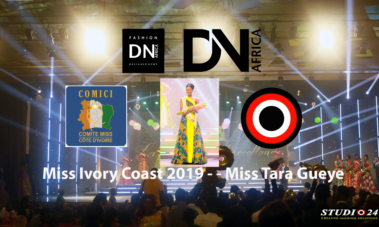 AFRICAN FASHION STYLE MAGAZINE – Miss Ivory Coast 2019 Miss Tara Gueye - Organizer Victor YAPOBI - Photographer DAN NGU - Official Media Partner DN AFRICA - STUDIO 24 NIGERIA - STUDIO 24 INTERNATIONAL - Ifeanyi Christopher Oputa MD AND CEO OF COLVI LIMITED AND STUDIO 24 - CHEVEUX CHERIE and CHEVEUX CHERIE STUDIO BY MARIEME DUBOZ- Fashion Editor Nahomie NOOR COULIBALY