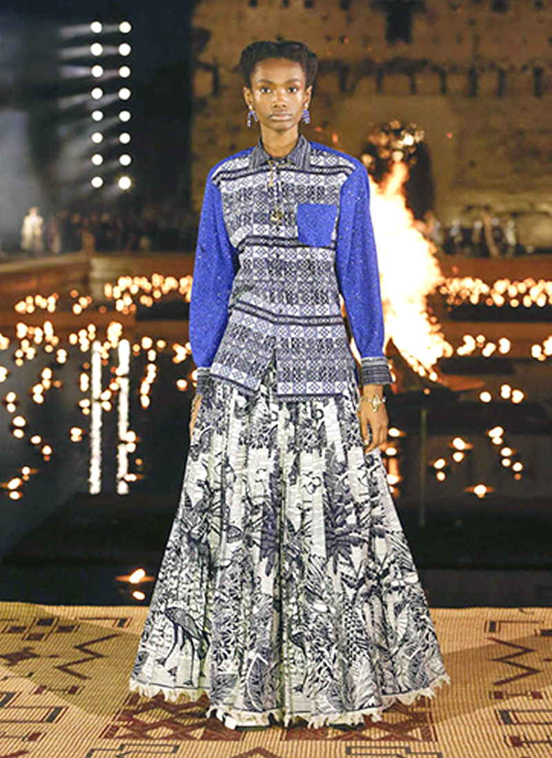 AFRICAN FASHION STYLE MAGAZINE - Pathé'O honored during Dior Cruise Show 2020 show in Marrakech - Collection Croisière 2020 - Location El Badi Palace - PR Indirâh Events and Communication - Photographer DAN NGU - Official Media Partner DN AFRICA - STUDIO 24 NIGERIA - STUDIO 24 INTERNATIONAL - Ifeanyi Christopher Oputa MD AND CEO OF COLVI LIMITED AND STUDIO 24 - CHEVEUX CHERIE and CHEVEUX CHERIE STUDIO BY MARIEME DUBOZ- Fashion Editor Nahomie NOOR COULIBALY