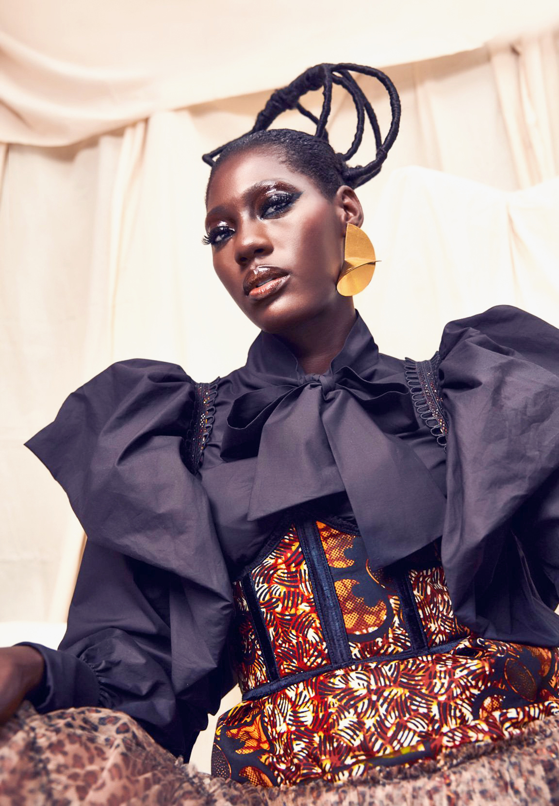 AFRICAN FASHION STYLE MAGAZINE - She is King AW19 by Christie Brown  - Look book with  Koro Amy International Model from Ivory Coast - Photographer DAN NGU - Media Partner DN AFRICA - STUDIO 24 NIGERIA - STUDIO 24 INTERNATIONAL - Ifeanyi Christopher Oputa MD AND CEO OF COLVI LIMITED AND STUDIO 24 - CHEVEUX CHERIE and CHEVEUX CHERIE STUDIO BY MARIEME DUBOZ- Fashion Editor Nahomie NOOR COULIBALY