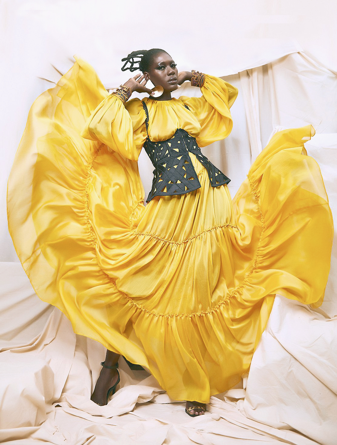 AFRICAN FASHION STYLE MAGAZINE - She is King AW19 by Christie Brown  - Look book with  Koro Amy International Model from Ivory Coast - Photographer DAN NGU - Media Partner DN AFRICA - STUDIO 24 NIGERIA - STUDIO 24 INTERNATIONAL - Ifeanyi Christopher Oputa MD AND CEO OF COLVI LIMITED AND STUDIO 24 - CHEVEUX CHERIE and CHEVEUX CHERIE STUDIO BY MARIEME DUBOZ- Fashion Editor Nahomie NOOR COULIBALY