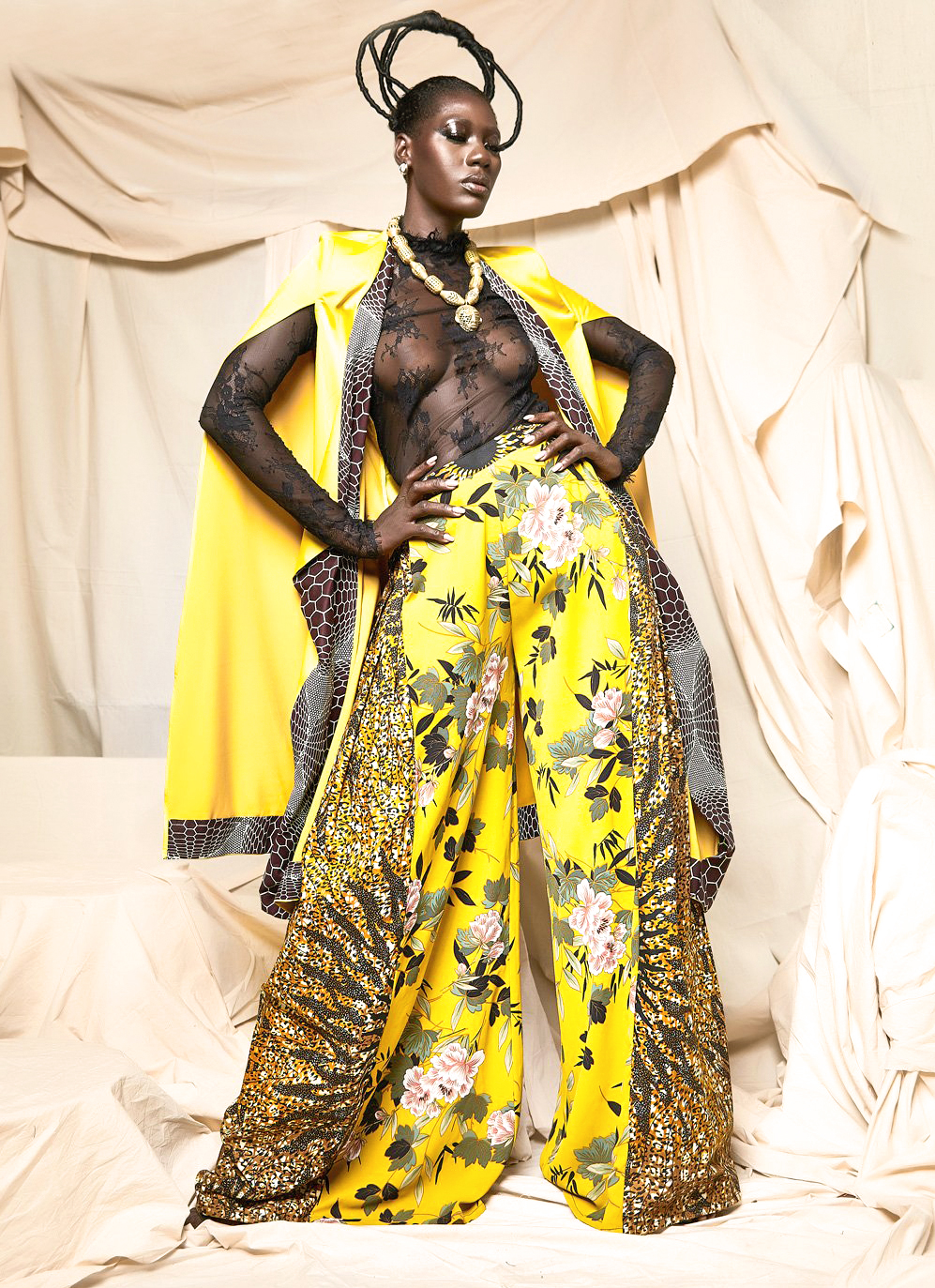 AFRICAN FASHION STYLE MAGAZINE - She is King AW19 by Christie Brown  - Look book with  Koro Amy International Model from Ivory Coast - Photographer DAN NGU - Media Partner DN AFRICA - STUDIO 24 NIGERIA - STUDIO 24 INTERNATIONAL - Ifeanyi Christopher Oputa MD AND CEO OF COLVI LIMITED AND STUDIO 24 - CHEVEUX CHERIE and CHEVEUX CHERIE STUDIO BY MARIEME DUBOZ- Fashion Editor Nahomie NOOR COULIBALY