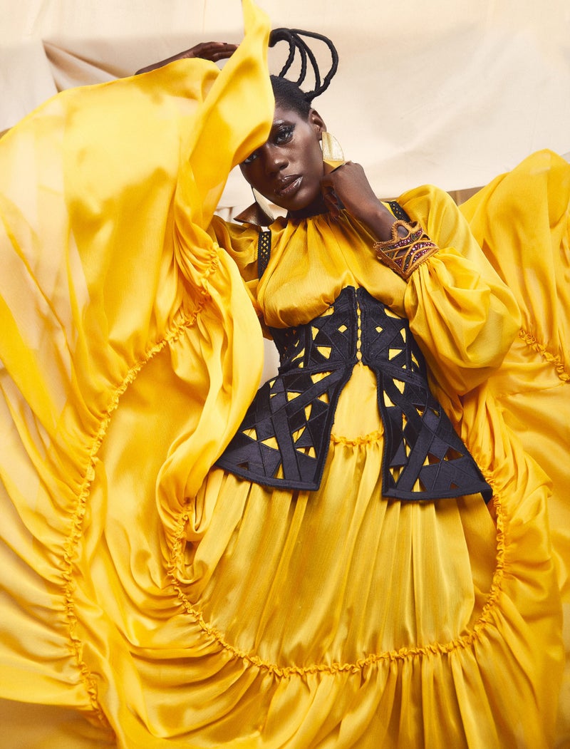 AFRICAN FASHION STYLE MAGAZINE - She is King AW19 by Christie Brown by Owner & Founder Aisha-Obuobi - Look book with  Koro Amy International Model from Ivory Coast - Photographer DAN NGU - Media Partner DN AFRICA - STUDIO 24 NIGERIA - STUDIO 24 INTERNATIONAL - Ifeanyi Christopher Oputa MD AND CEO OF COLVI LIMITED AND STUDIO 24 - CHEVEUX CHERIE and CHEVEUX CHERIE STUDIO BY MARIEME DUBOZ- Fashion Editor Nahomie NOOR COULIBALY