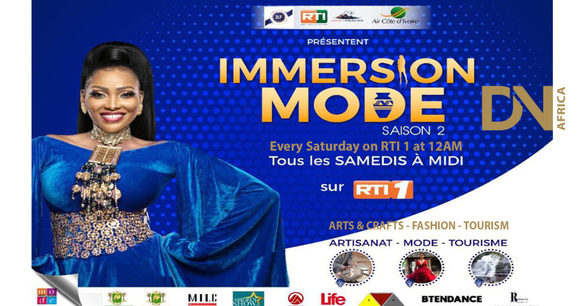 AFRICAN FASHION STYLE MAGAZINE - IMMERSION MODE BY LINE JABER – SEASON 2 - A TELEVISION CULTURAL SHOW - from Ivory Coast for RTI1 - Photographer DAN NGU - Media Partner DN AFRICA - STUDIO 24 NIGERIA - STUDIO 24 INTERNATIONAL - Ifeanyi Christopher Oputa MD AND CEO OF COLVI LIMITED AND STUDIO 24 - Nahomie NOOR COULIBALY