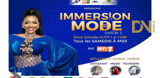 AFRICAN FASHION STYLE MAGAZINE - IMMERSION MODE BY LINE JABER – SEASON 2 - A TELEVISION CULTURAL SHOW - from Ivory Coast for RTI1 - Photographer DAN NGU - Media Partner DN AFRICA - STUDIO 24 NIGERIA - STUDIO 24 INTERNATIONAL - Ifeanyi Christopher Oputa MD AND CEO OF COLVI LIMITED AND STUDIO 24 - Nahomie NOOR COULIBALY