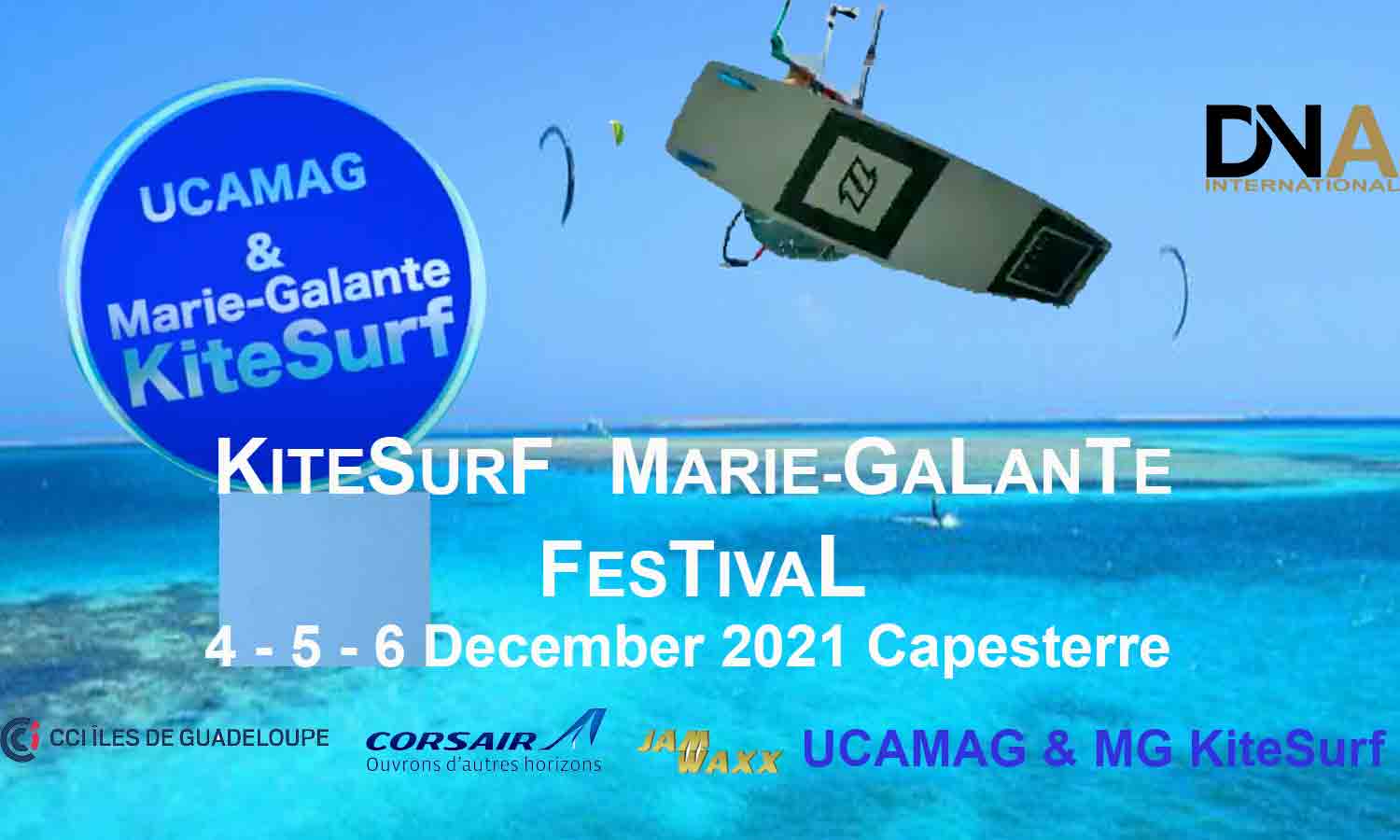 KITESURF CAPESTERRE – MARIE-GALANTE 2021 Kite Surf Initiation