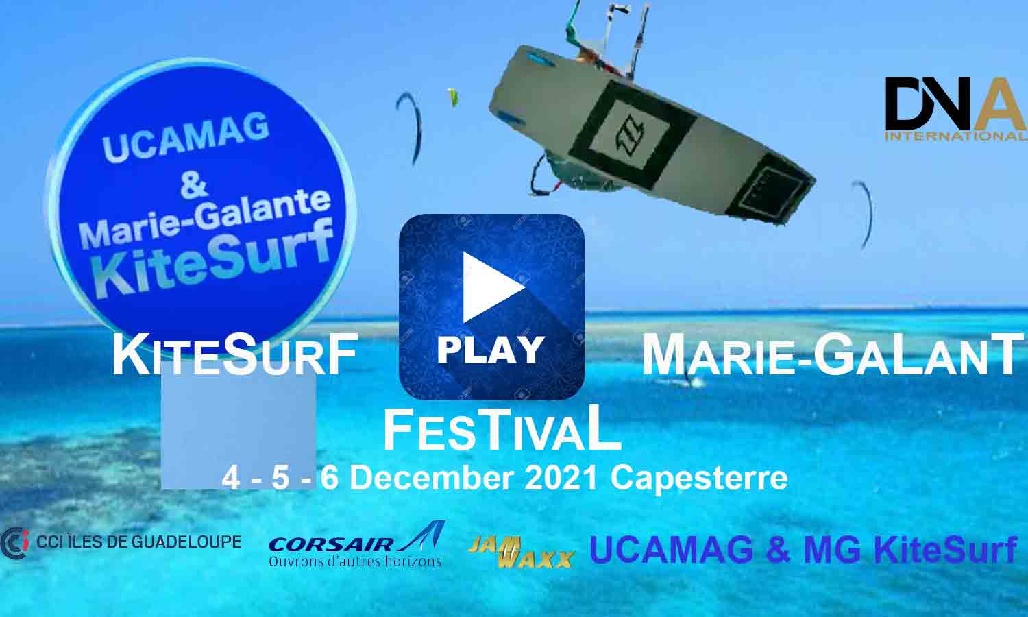 KITESURF CAPESTERRE – MARIE-GALANTE 2021 Kite Surf Initiation