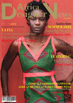 DNAFRICA-COVER-NUMBER-248-DESIGNER-SADIO-BEE-MODEL-LINDA-FOLLY- DN-AFRICA -IN-VOGUE