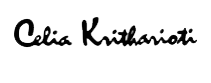 Celia Kritharioti LOGO