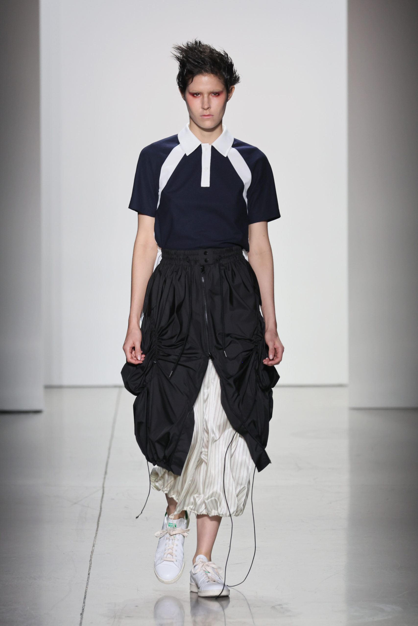 NEW YORK, NEW YORK - SEPTEMBER 13: A model walks the runway for BESFXXK during the Concept Korea Spring/Summer 2023 fashion show during September 2022 New York Fashion Week: The Shows at Gallery at Spring Studios on September 13, 2022 in New York City. (Photo by Dia Dipasupil/Getty Images for Concept Korea) - DN-AFRICA Media Partner - PR Totem Fashion