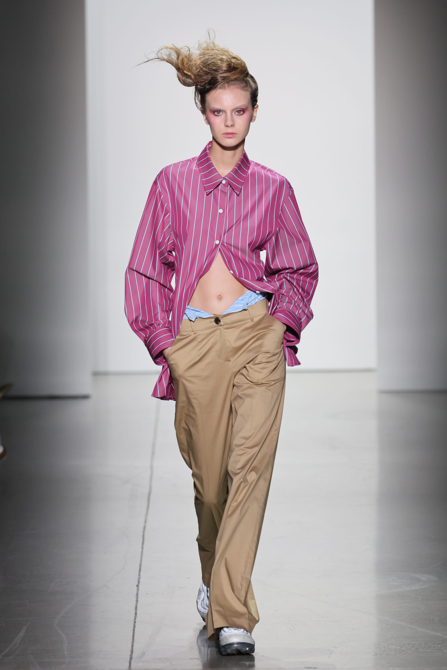 NEW YORK, NEW YORK - SEPTEMBER 13: A model walks the runway for BESFXXK during the Concept Korea Spring/Summer 2023 fashion show during September 2022 New York Fashion Week: The Shows at Gallery at Spring Studios on September 13, 2022 in New York City. (Photo by Dia Dipasupil/Getty Images for Concept Korea) - DN-AFRICA Media Partner - PR Totem Fashion