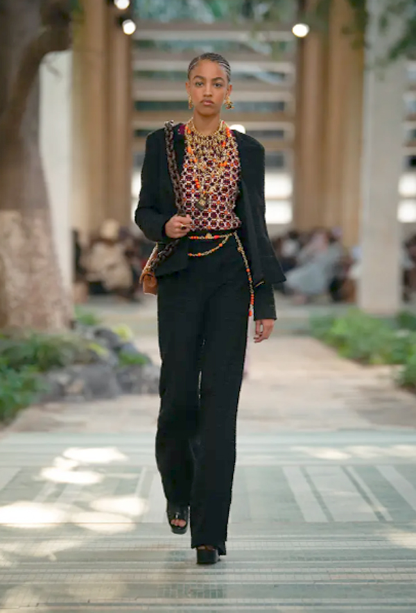 BEST AFRICAN FASHION MAGAZINE-Métiers-d'Arts-show-Chanel-Look-4