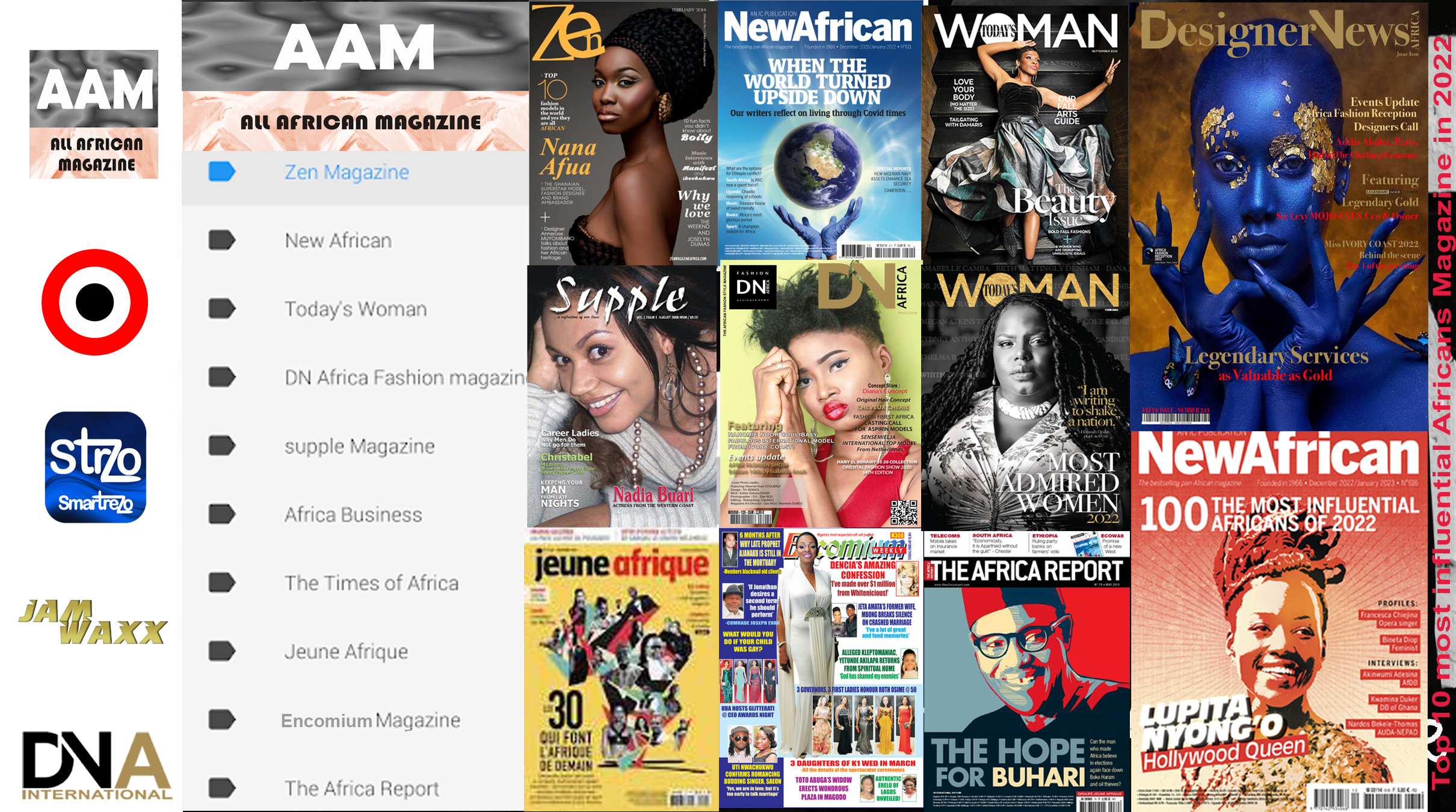 AAM – ALL AFRICAN MAGAZINE – Top 10 most influential Africans Magazine in 2022