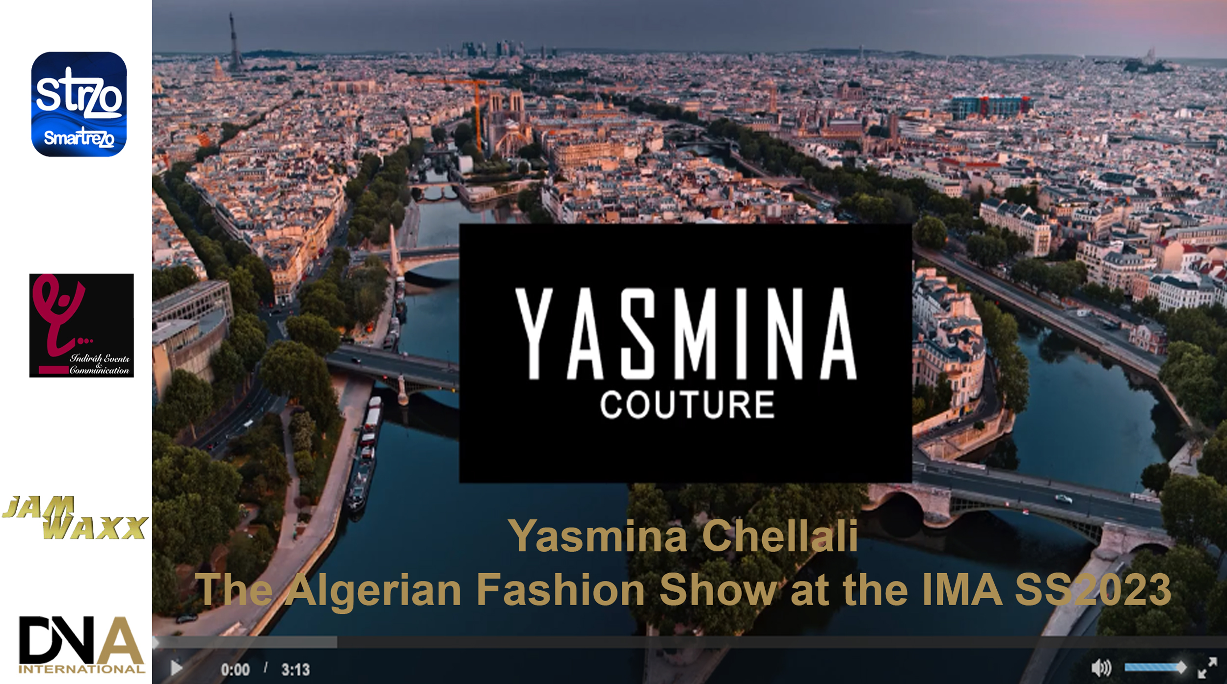 Yasmina Chellali – The Algerian Fashion Show at the IMA ”Institut du Monde Arabe”