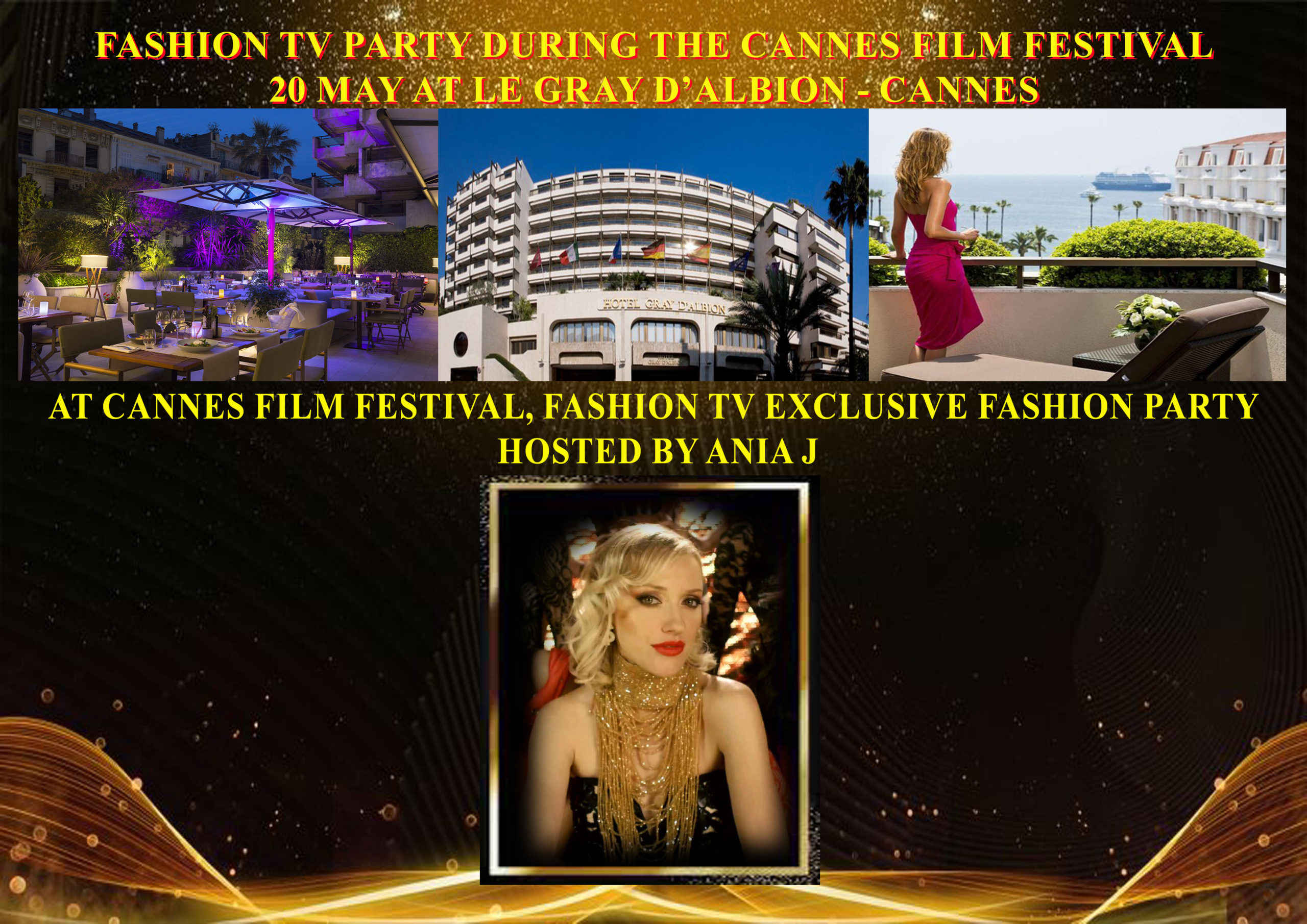 AS VOGUE COVER-AEFW - IN PARTNER WITH FASHION TV-OFFICIAL FASHION PARTY SHOW IN CANNES-Venue LE GRAY D'ALBION-DN-AFRICA MEDIA PARTNER
