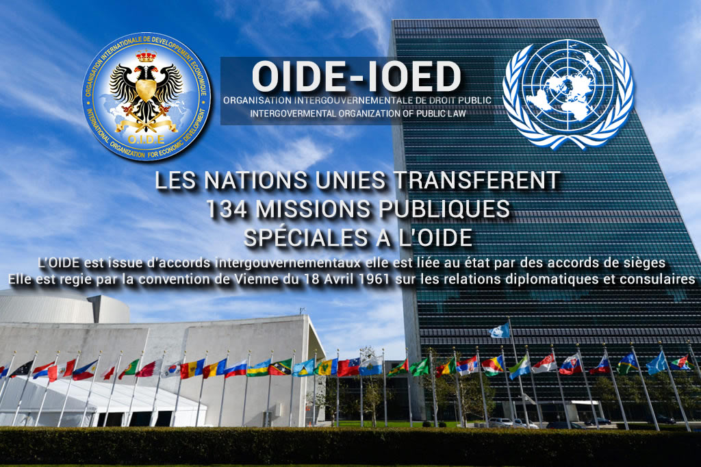 OIDE-IOED-UN TRANSFER 134 SPECIAL PUBLIC MISSIONS AT OIDE
