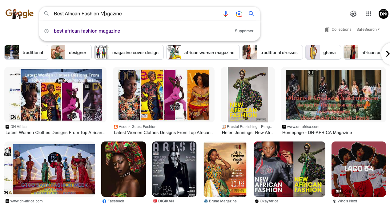 DN-AFRICA.COM - Your Best Promoting for Designers and models have