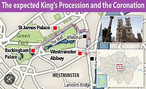 THE EXPECTED KING'S PROCESSION AND THE CORONATION
