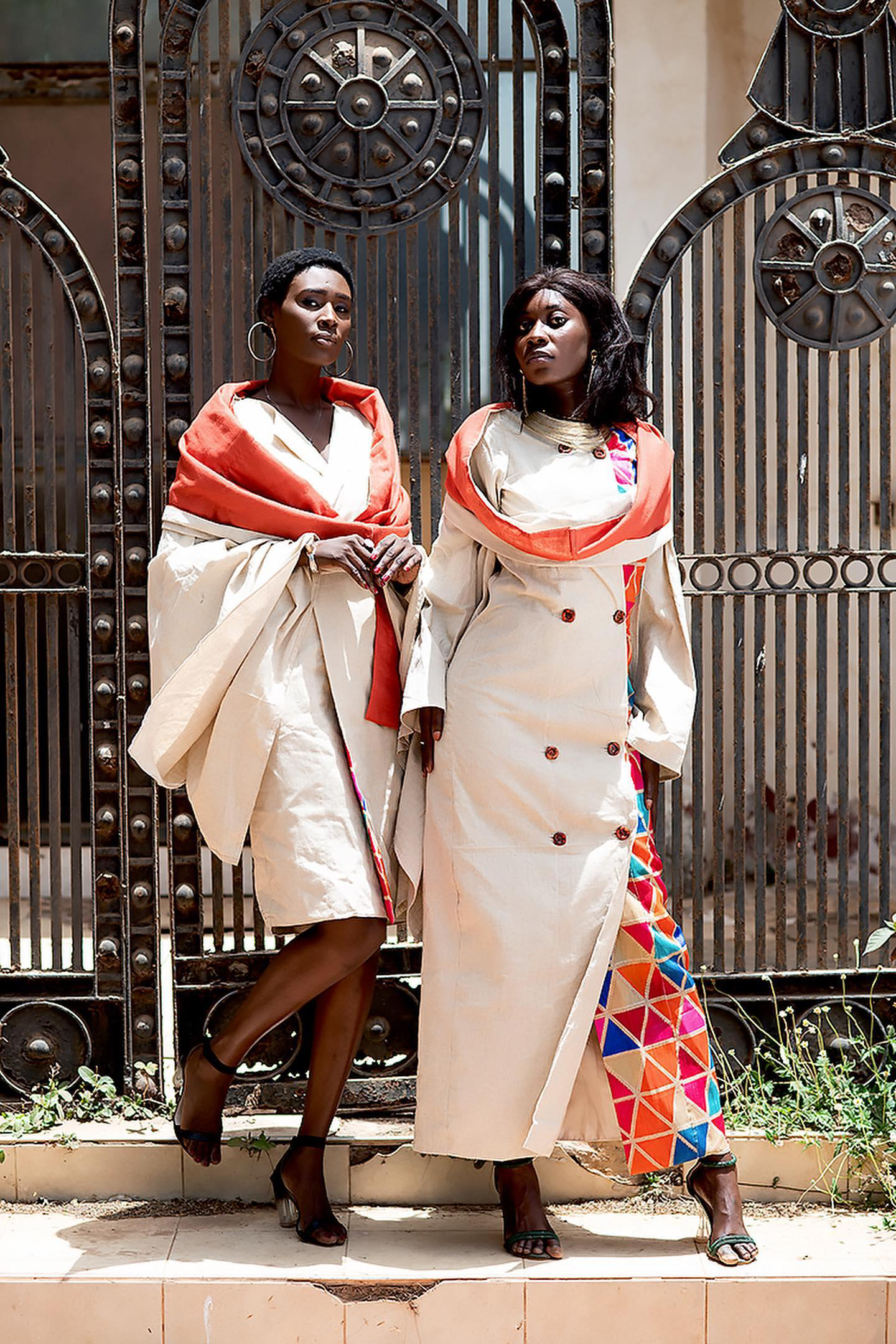 NF DESIGN - 3RD  COLLECTION – BOUR AK LINGUERE - MEANING THE KING AND THE QUEEN - LOOK-4 & 5 - Pierre de PEROUGES Photograph