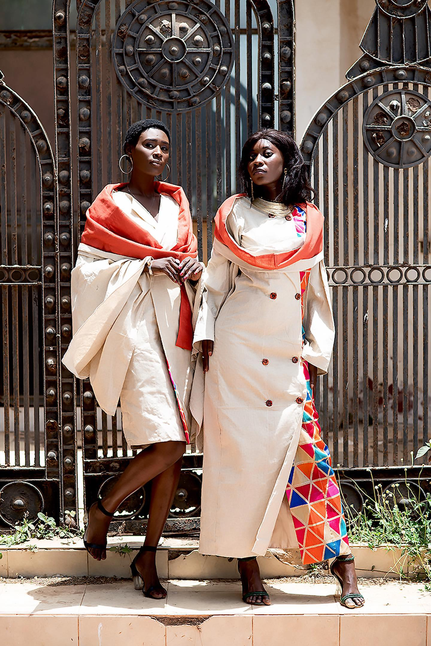 NF DESIGN - 3RD COLLECTION – BOUR AK LINGUERE - MEANING THE KING AND THE QUEEN - LOOK-4 & 5 - Pierre de PEROUGES Photograph