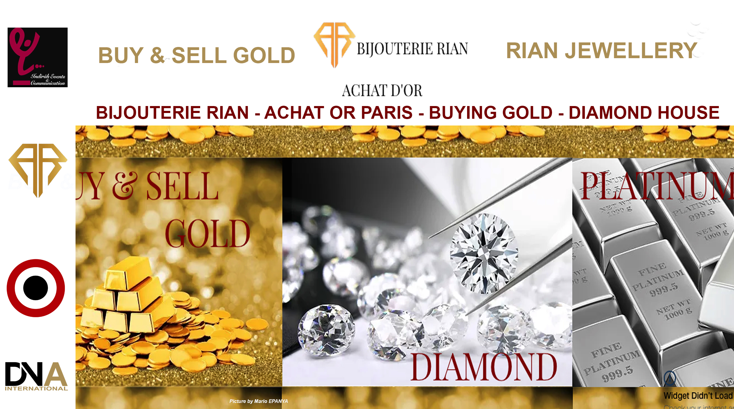 BIJOUTERIE RIAN – ACHAT OR PARIS – BUYING GOLD – DIAMOND HOUSE – RIAN BOUTIQUE