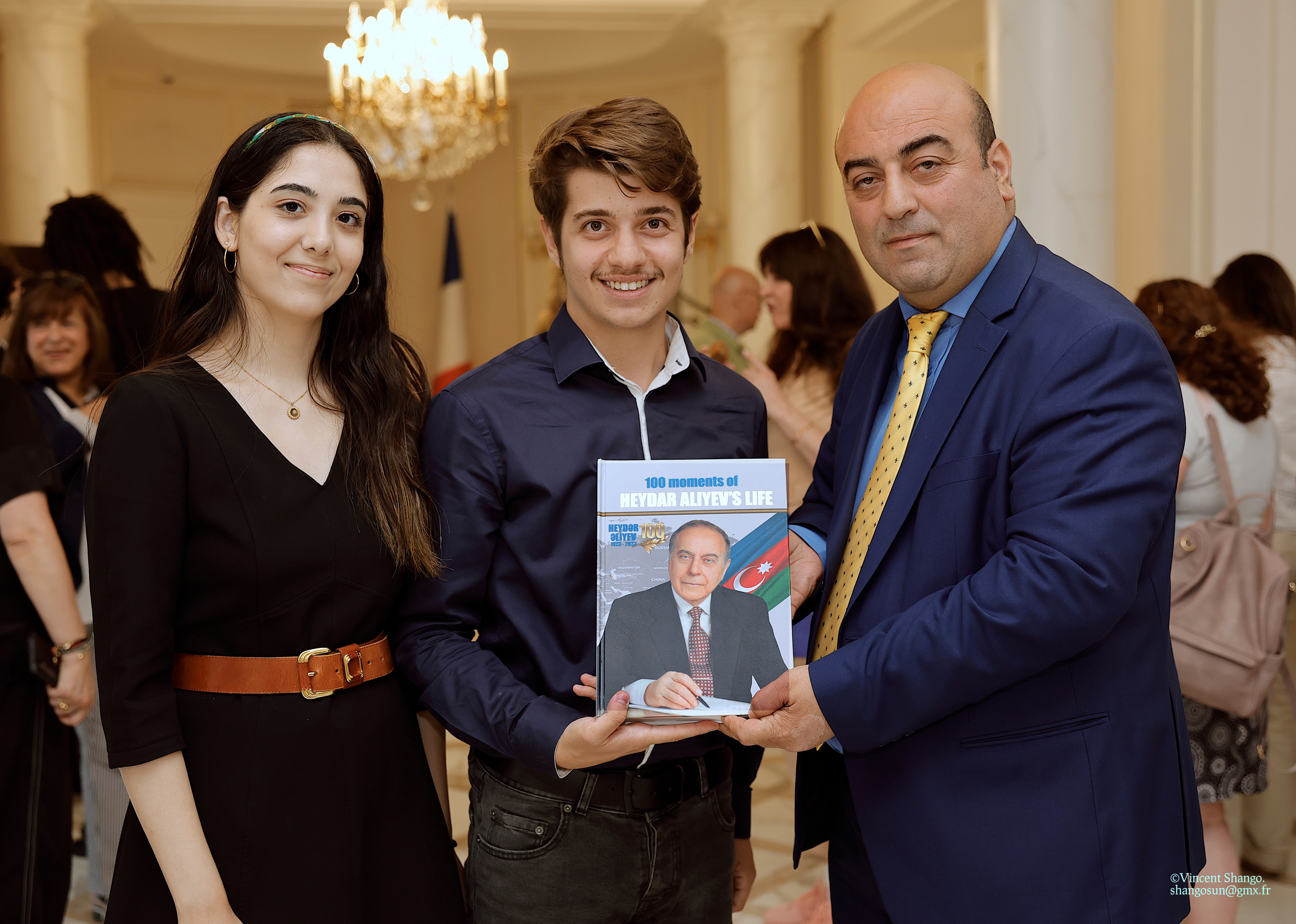 100 Moments of Heydar Aliyev's - Life book - Emin Nasirli is the author and editor of Mon Azerbaïdjan Magazine - Special Guest