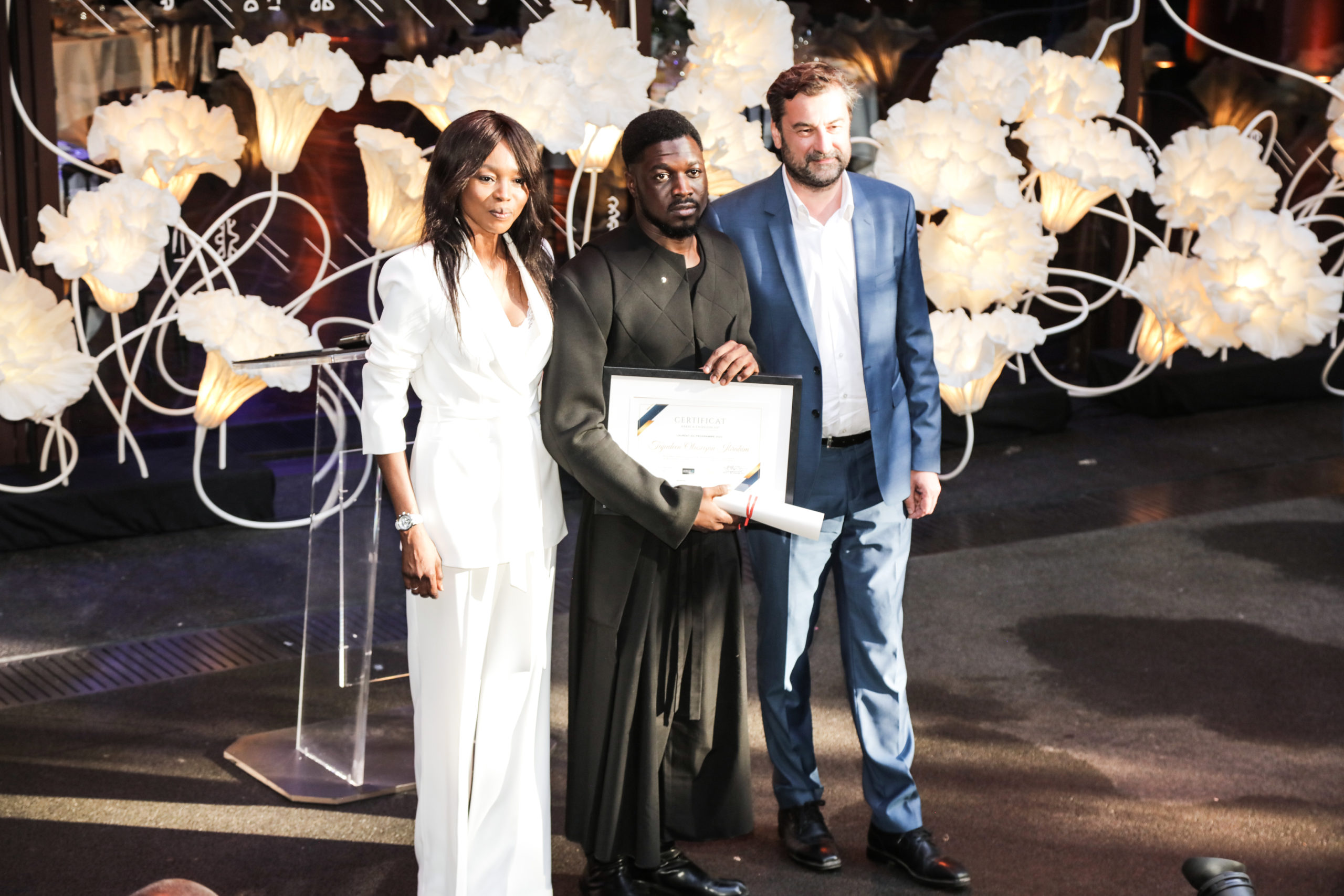 Designer-Africa-Fashion-Up-2023-Ibrahim-Taju-TJWHO-Nigeria-Received-Designer-Africa-Fashion-Up-2023-award-Partners & Sponsors BALENCIAGA - Galeries  Lafayette - Paris  Haussmann and  HEC Paris