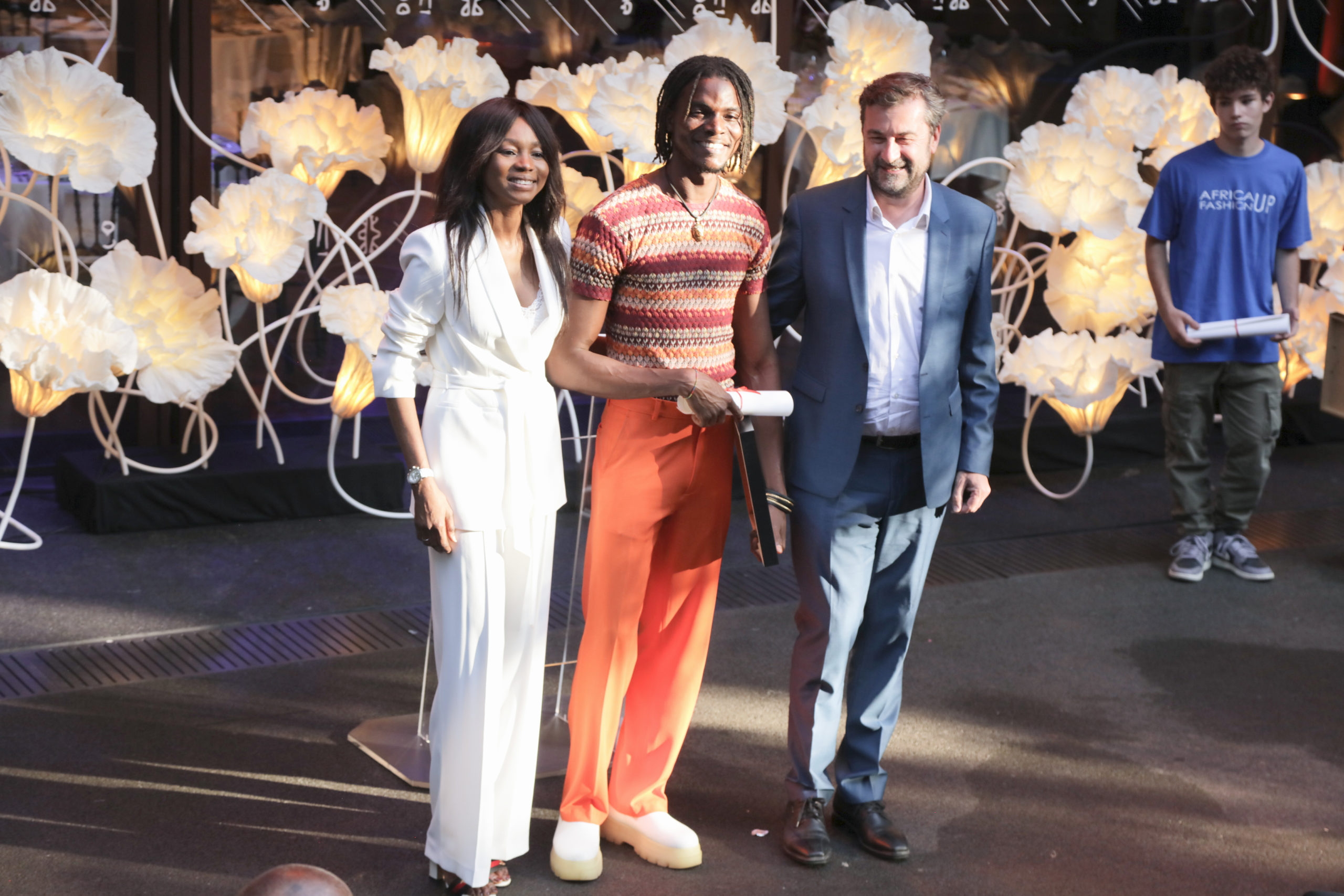 Designer-Africa-Fashion-Up-2023-JAFARU-LARRY-FROM-GHANA-Received-Designer-Africa-Fashion-Up-2023-Award-Partners-&-Sponsors-BALENCIAGA-Galeries -Lafayette-Paris -Haussmann-and -HEC-Paris