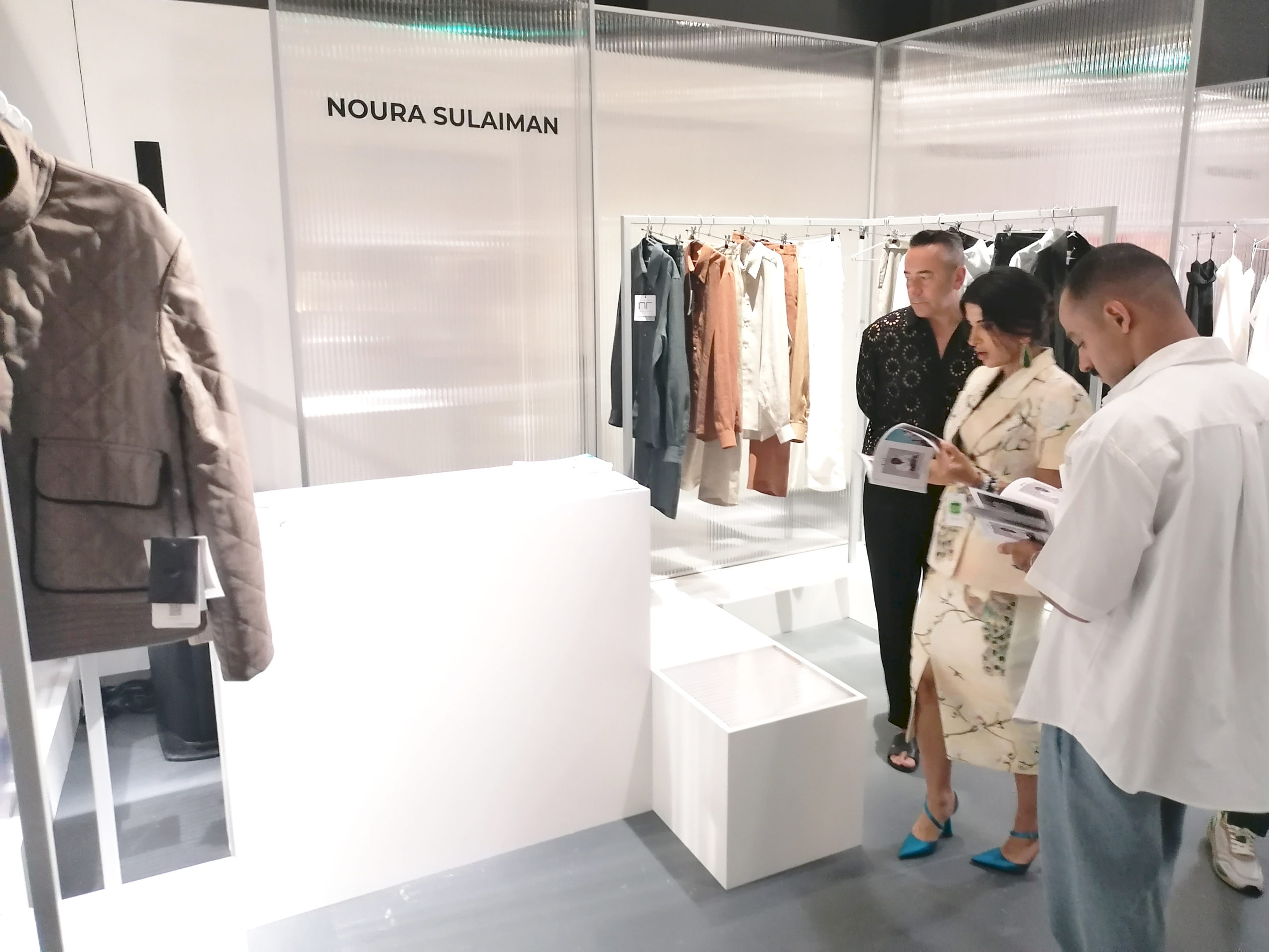 Saudi-100-Brands-initiative-EMERGE-Pop-up-Event-Saudi-Arabia's-rising-talents-at-EMERGE-Pop-up-Event-on-the-sidelines-of -PFW-2023-LOMAR- DESIGNER-NOURA-SULAIMAN