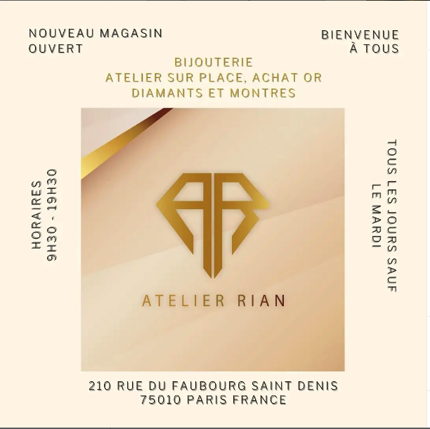 BIJOUTERIE RIAN - RIAN JEWELLERY - ACHAT OR - BUYING & SELLING GOLD