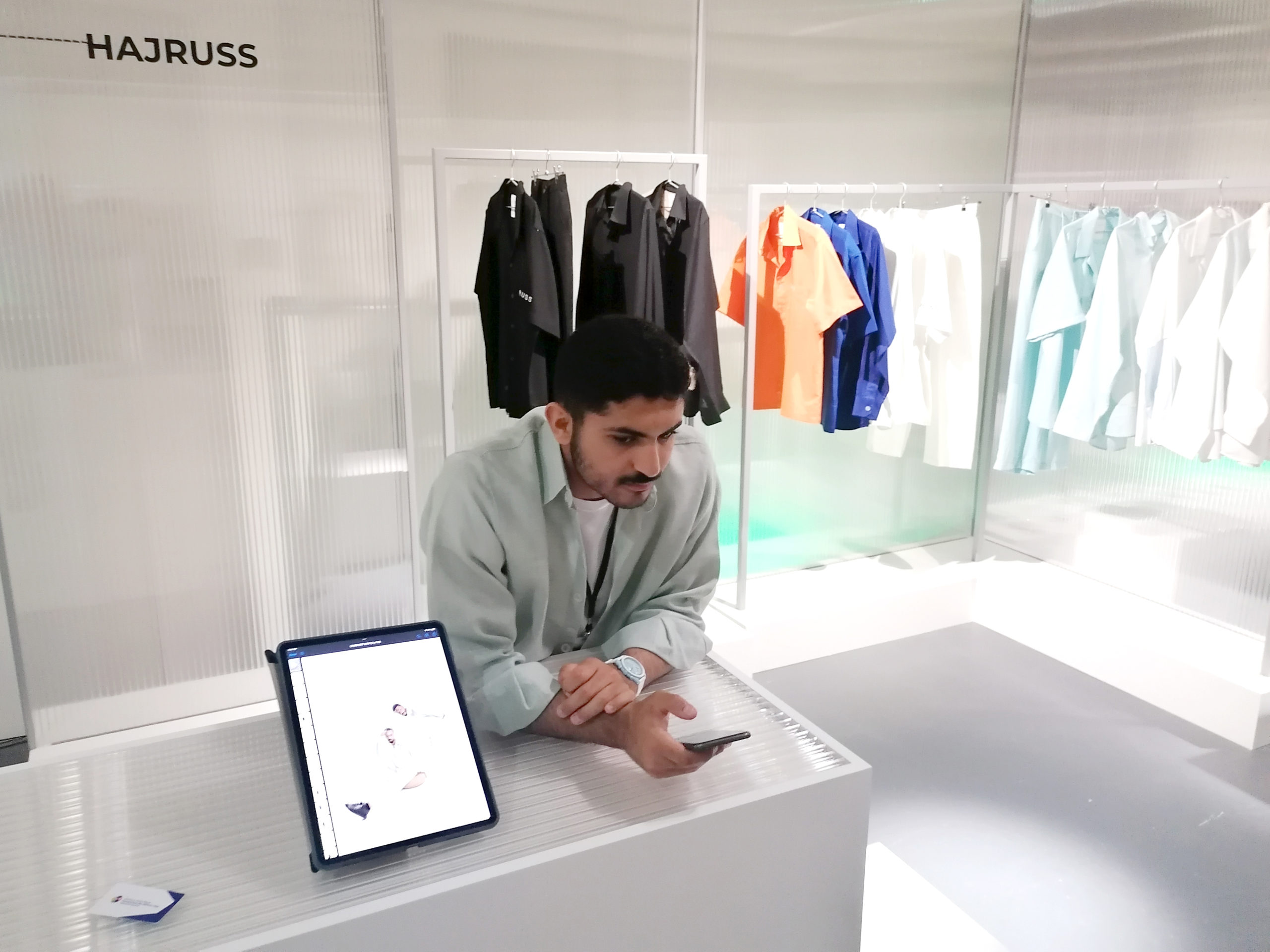 Saudi-100-Brands-initiative-EMERGE-Pop-up-Event-Saudi-Arabia's-PFW-2023-HAJRUSS-DESIGNER