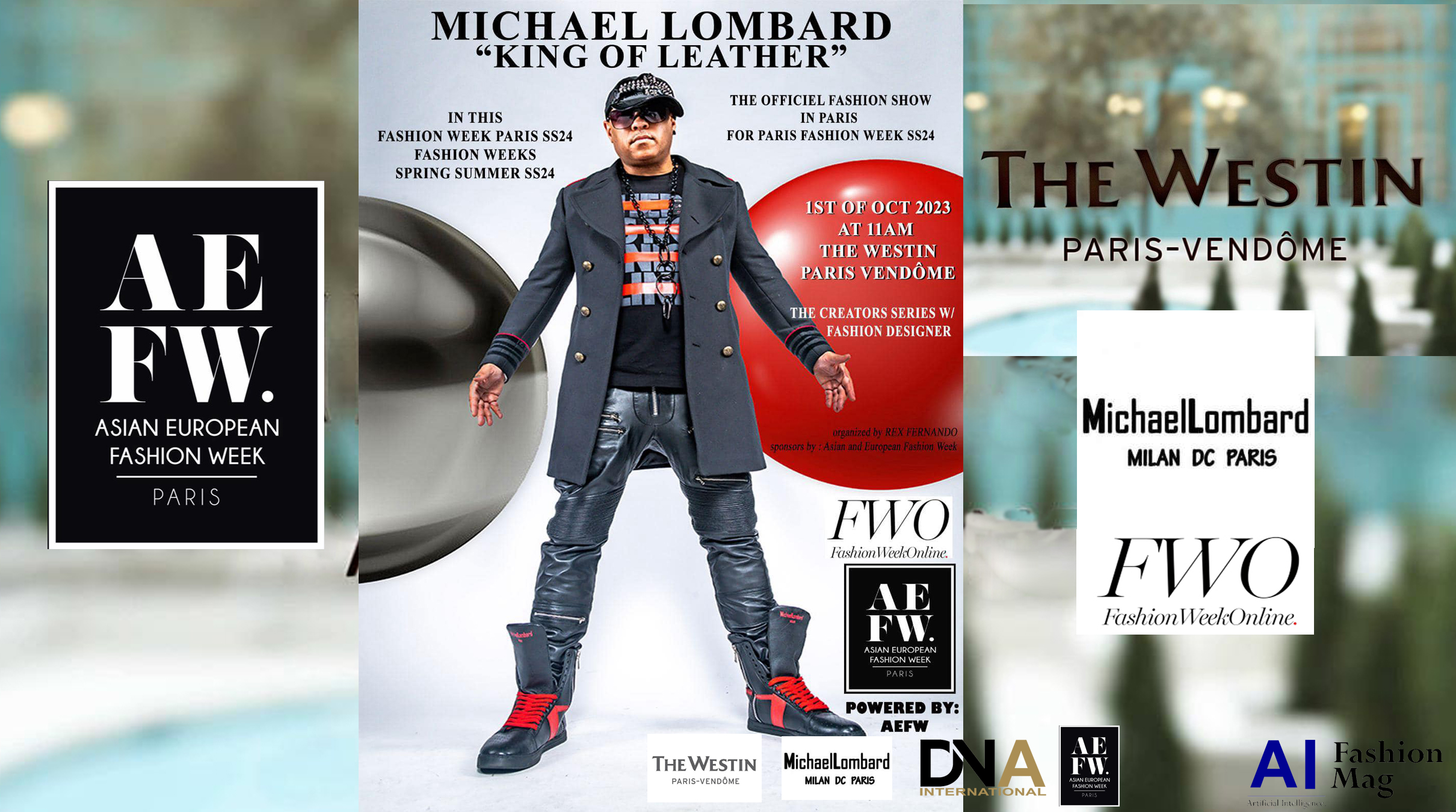 AEFW presents Michael Lombard, PFW SS24 – Original Designs Highlight, Celebrated International Fashion Designer