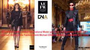 AFRICA-VOGUE-COVER-GEETA BATLANKI - Indian International Model getting in the Hightlight of PFW SS24 with two Giants of the Fashion World Michael CINCO & Michael LOMBARD Solo Show-DN- AFRICA MEDIA PARTNER