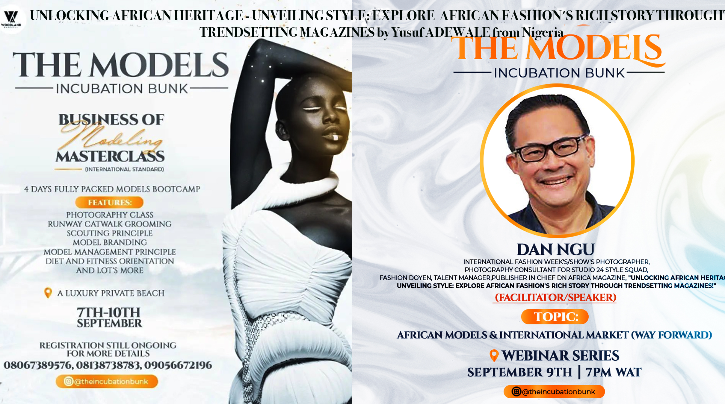 UNLOCKING AFRICAN HERITAGE – UNVEILING STYLE: EXPLORE  AFRICAN FASHION’S RICH STORY THROUGHT TRENDSETTING MAGAZINES by Yusuf ADEWALE from Nigeria