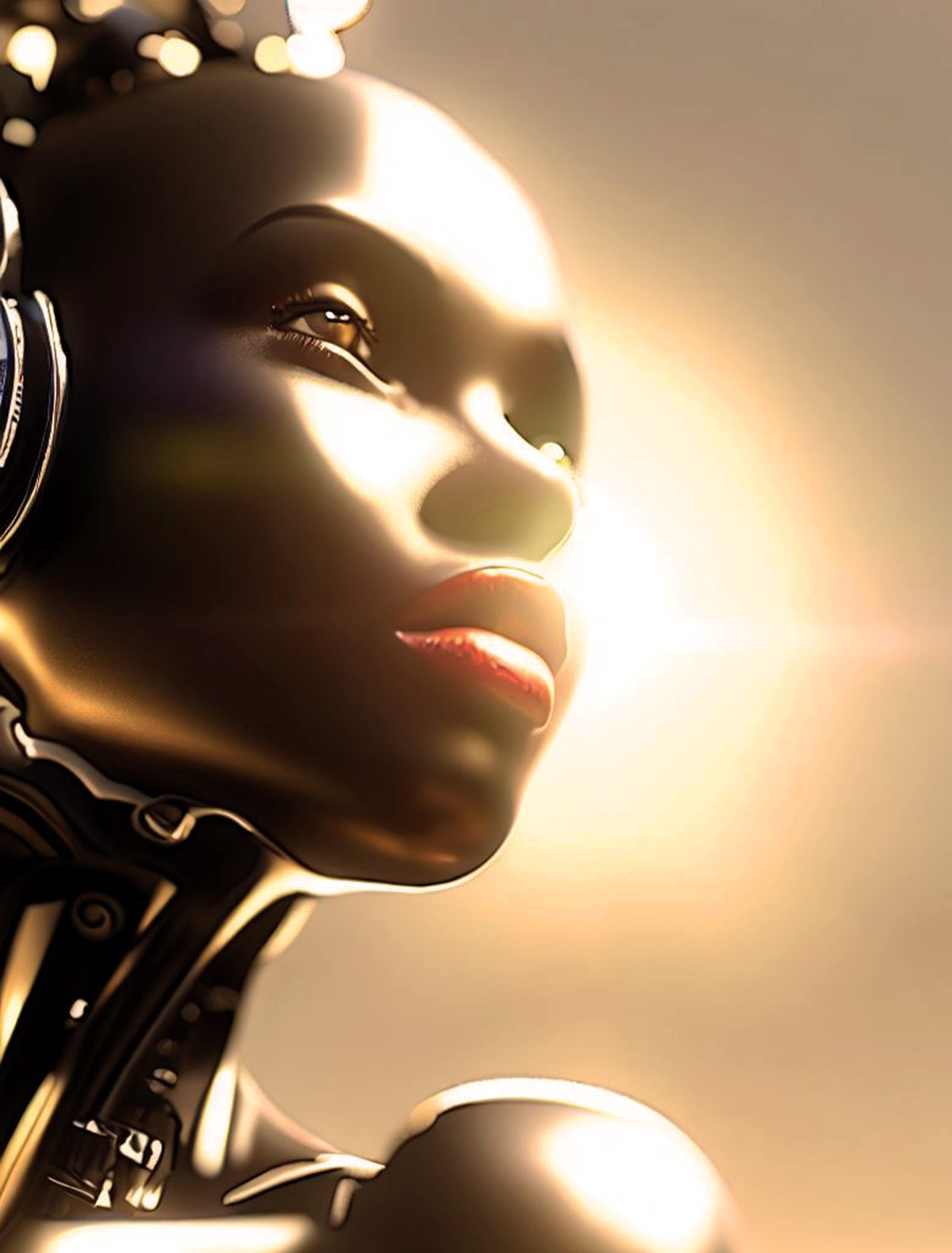 I ROBOT - AI SUPER-MODEL - AI FASHION MAG Editorial - AI FRIENDLY 2023 realized by Dan NGU