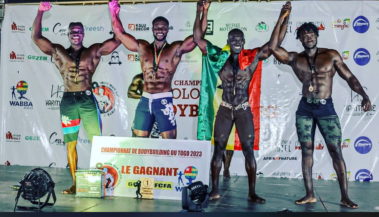 WABBA GHANA - Martinson Ampadu, renowned by the nickname "Rock of Africa - Winner at the Africa Muscle Super Show 2023 in Ghana