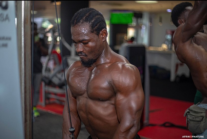 WABBA GHANA - Martinson Ampadu, renowned by the nickname "Rock of Africa" - Winner at the Africa Muscle Super Show 2023 in Ghana