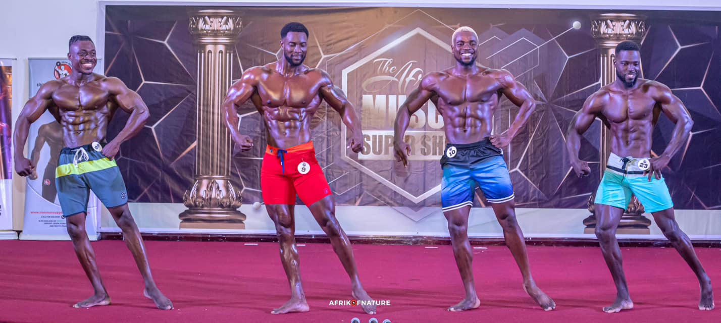 WABBA GHANA - Martinson Ampadu, renowned by the nickname "Rock of Africa" - Winner at the Africa Muscle Super Show 2023 in Ghana