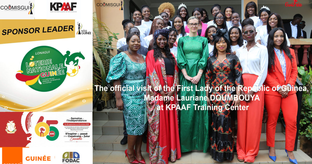 AFRICA-VOGUE-COVER-COOMISGUI-PRESENTS-The-official-visit-of-the-First-Lady-of-the-Republic-of-Guinea,-Madame-Lauriane-DOUMBOUYA-at-KPAAF-Training-Center-DN-AFRICA-Media-Partner